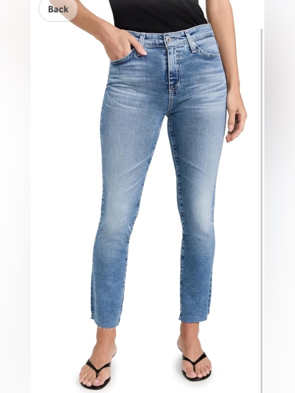 Ag Adriano Goldschmied Mari Crop Jeans